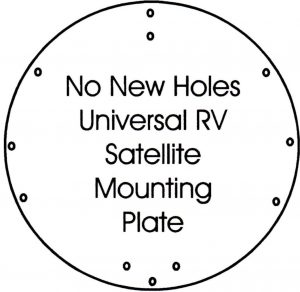 Picture of cad drawing of mount plate